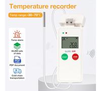 Data Logger di umidità di temperatura ad alta precisione con sonde esterne per il monitoraggio immediato nel registratore di dati di temperatura industriale della catena del freddo di stoccaggio