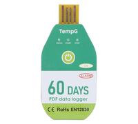 Data Logger Temperatura USB, Registratore Monouso con PDF, IP67 Impermeabile, Capacità 18000 Dati - Monitoraggio Preciso, Allarme Surriscaldamento, Per Catena del Freddo (60 giorni)