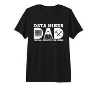 Data Miner papà The Idol Il Mito Il Data Mining Data Miner Maglietta Premium