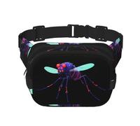 Data Mosquito Virus Pattern trendy alla moda marsupio unisex viaggio sport messenger bag