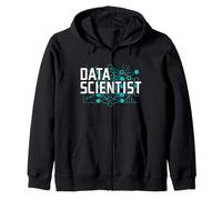 Data Scientist Statistician Analyst Felpa con Cappuccio
