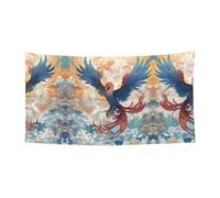 Data Stream Phoenix Bandiera stampata da appendere - 177,8 x 88,9 cm - Festone natalizio per feste e riunioni - 180 x 90 cm