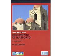 Data ufficio Blocco Documenti di trasporto Triplice copia 215X148mm DU1607CD330 5 Pezzi