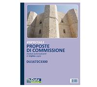 Data Ufficio Blocco proposte commissione - 33/33/33 copie autoricopianti - 29,7x21,5cm - DU1672C3300