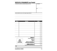 Data Ufficio Blocco ricevute B&B/affittacamere - 25 copie - autoricalcanti - 16,8x10cm - DU16257B250