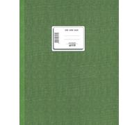 Data Ufficio Divisore per raccoglitore Registro Verde 96 Pagine A3 Carta 34 x 24,5 cm