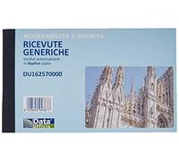 Data Ufficio du162570000 Blocchi ricevute generiche data ufficio, 1 Confezione da 5 pezzi