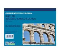 DATA UFFICIO - DU6930RE000 - Registro carico-scarico rifiuti - 100 copie - 29,7 x 21,5 cm - DU6930RE000 RENTRI - Data Ufficio - 103000 - Conf. da 2 Pz. - DU6930RE000