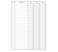 DATA UFFICIO - DU133300000 - Registro Dare-Avere-Saldo - 96 pagine - 17 x 12 cm - DU133300000 - Data Ufficio - 88611 - Conf. da 2 Pz. - DU133300000