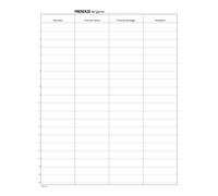 Data Ufficio Registro Firma presenza - 49 pag - 31x24,5cm - DU1338100000