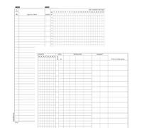 REGISTRO PRESENZE MENSILI 48PA DU131301200 G. 31X24,5CM DU131
