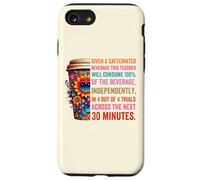 Data una bevanda contenente caffeina che questo insegnante consumerà Custodia per iPhone SE (2020) / 7/8