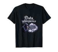 Data Whisperer Data Science Numeri Script Gotico Maglietta