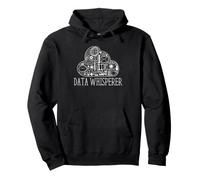 Data Whisperer Data Scientist Analytics Statistica Umorismo Felpa con Cappuccio