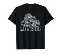 Data Whisperer Data Scientist Analytics Statistica Umorismo Maglietta