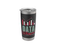 Data Whisperer Machine Learning Science Analyst Analista di dati Bicchiere termico in acciaio inox doppia parete