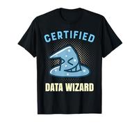 Data Wizard - Data Geek TShirt - Regalo per analisti Big Data Maglietta