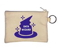 Data Wizard Hat Matematica Matematica Statistica Logo Portachiavi Portamonete Beige