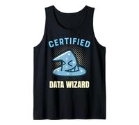 Data Wizard - Maglietta Data Geek - Regalo per analisti dei Big Data Canotta