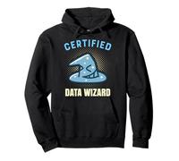 Data Wizard - Maglietta Data Geek - Regalo per analisti dei Big Data Felpa con Cappuccio