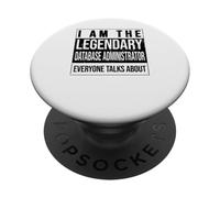 Database-Management Compleanno nato Database-Administrator PopSockets PopGrip Adesivo