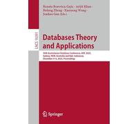 Databases Theory and Applications: 36th Australasian Database Conference, ADC 2025, Sydney, NSW, Australia and Bali, Indonesia, December 4-6, 2025, Proceedings