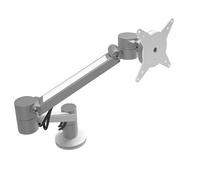 Dataflex 58.622 ViewLite 622 Plus - Supporto per monitor fino a 7 kg fino a 61 cm (24"), VESA 100 x 100), colore: Argento/Bianco