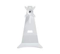 Dataflex Addit Piedistallo per Monitor 500 Bianco, supporto per monitor regolabile in altezza, alzaschermo, per 1 monitor fino a 15 kg, compatibile con VESA MIS-D 75x75/100x100 mm