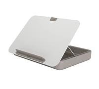 Dataflex Bento® Cassetta Porta Oggetti Ergonomica 900 Bianco - Supporto per laptop, tablet, supporto documenti, stoccaggio, coperchio regolabile, capacità 6 kg, perfetto con i rialzo monitor Bento®