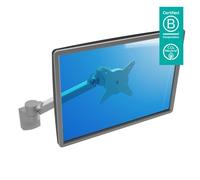 DATAFLEX - Viewlite Plus Braccio Porta Monitor - Parete 312 Colore Argento / Bianco