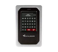 DataLocker DL4 FE 1 TB HDD crittografato hardware protetto da password, facile utilizzo guidato dello schermo, AES 256, polvere IP64, catena di approvvigionamento affidabile conforme TAA, indipendente