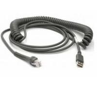 Datalogic 90 A052066 cavo USB, tipo A, Enhanced, a spirale, Power off terminal, 5 m di lunghezza