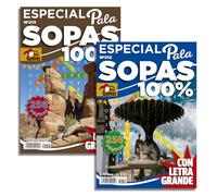 DataPrice Confezione da 2 libri grandi di passatempo racchetta zuppe speciale e Jumbo zuppe di lettere per adulti assortite 256/320 pagine.