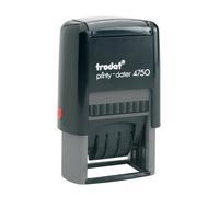 Datario autoinchiostrante con testo commerciale Printy 4750 Trodat - ricevuto -
