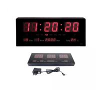 DATARIO LED CALENDARIO DISPLAY DIGITALE DATA TEMPERATURA OROLOGIO PARETE UFFICIO