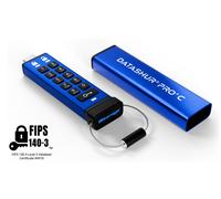 Datashur pro + C 512GB Usb-C / Alluminio/Military Grado, Xts-Aes 256-bit Hw
