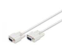 Datatransfer connection cable, D-Sub9 M/M, 2.0m, serial, molded, be