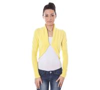 Datch Yellow Angora Women Shrug - XL