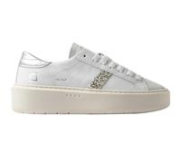 DATE Hill Low Platform Bianco/Argento Bianco