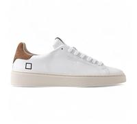 Date Levante Calf White-Brown Low Sneakers