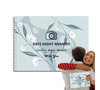 Date Night Book - Date Night Ideas Scratch Off Souvenir Journal for Couples - Romantico appuntamento per sposini da grattare