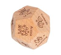 Date Night Dice - Date Dicee Couples Dicees | Fun Food Decision Dices Wooden Dinner Dices Romantic Game For Couples, Interactive Dice Game Set, Easy To Play, Creative Dinner Planning Tool, Engaging E