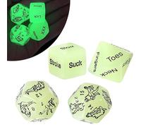 Date Night Dice for Couples 4Pcs Romantic Decision Dice Fun Relationship Game Creative Party Ideas Funny Naughty Gifts for Couples Lovers Friends