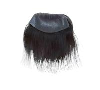Date Parrucchino for capelli umani for uomo Capelli umani Base in pelle PU Stile D Posticci for capelli frontali Vestirsi da vicino