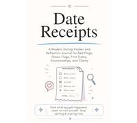 Date Receipts: A Modern Dating Tracker and Reflection Journal for Red Flags, Green Flags, First Dates, Situationships, and Clarity