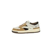 Date Torneo Pop White-Brown Low Sneakers