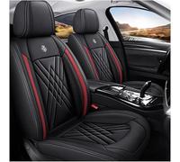 DateYcn Coprisedili per auto adatti per Nissan Qashqai J11 Visia/Acenta/N-Connecta 2018-2021 in pelle impermeabile e traspirante a 5 posti, nero rosso