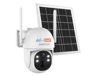 [Dati illimitati gratuiti a vita]Telecamera con eSIM 4G da Esterno,2K Telecamera 4G con Pannello Solare da 6 Watt,Zero costi mensili,7800mAh Batteria,Visione Notturna a Colori,Tracciamento Automatico