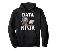 Dati Ninja Data Scientist Coding Analytics Statistiche Felpa con Cappuccio