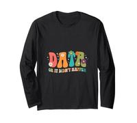 Dati o Non è accaduto Divertente Data Scientist Analista Retro Maglia a Manica